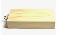 A pair of square wooden blocks with a handle for friction experiments