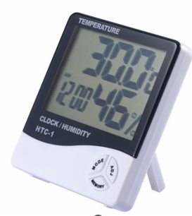 Hygrometer with thermometer