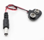 9V Battery (Krona) Power Cable with T-type Clip