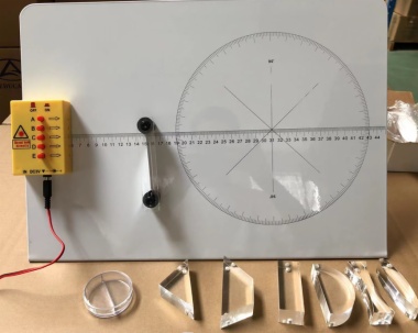 Laser beam box and lenses