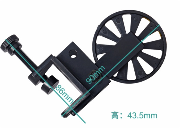 Pulley with table clamp